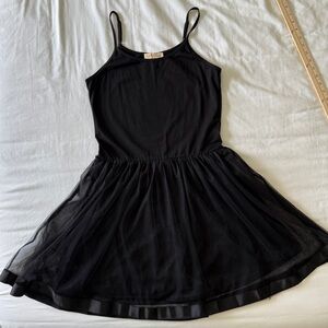 Kate Kasin Spaghetti Strap Black Dress Size M